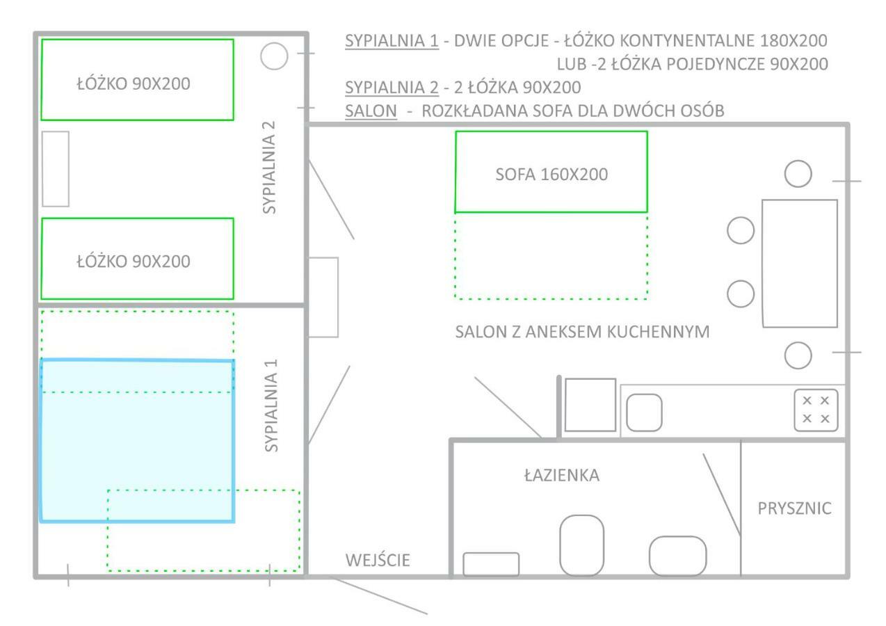 Green House - Two Bedroom Apartment 别尔斯克-比亚拉 外观 照片